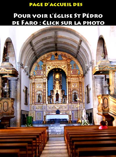 Eglise St Pedro à Faro au Portugal le 23 mai 2012